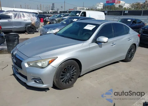 2014 Infiniti Q50 Premium из США, поврежденный, VIN JN1BV7AP8EM671479